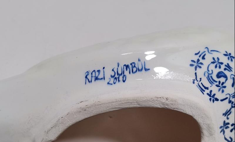 USTA DAMGALI KÜTAHYA SERAMİK GÜVERCİN BİBLOSU