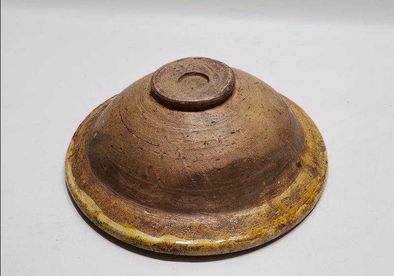 OSMANLI DÖNEMİ ÇOK NADİR KALLAVİ BOY ÇANAKKALE SERAMİK TABAK 