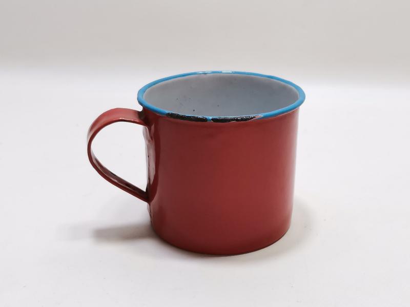 OSMANLI DÖNEMİ MİNELİ EMAYE KUPA