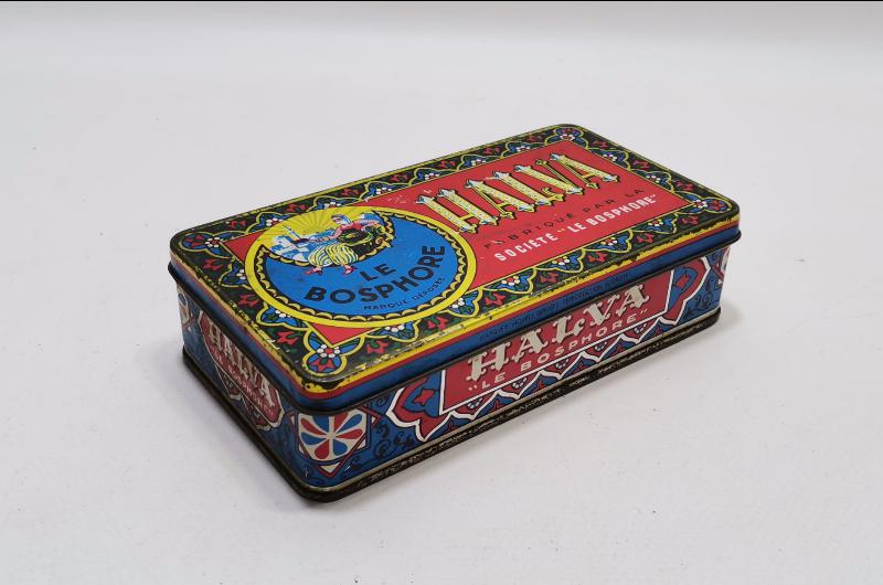 OSMANLI DÖNEMİ TENEKE HELVA KUTUSU