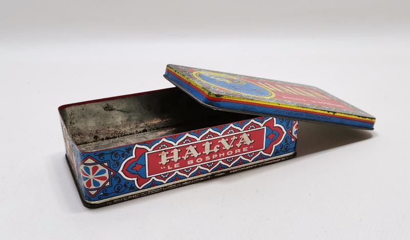 OSMANLI DÖNEMİ TENEKE HELVA KUTUSU