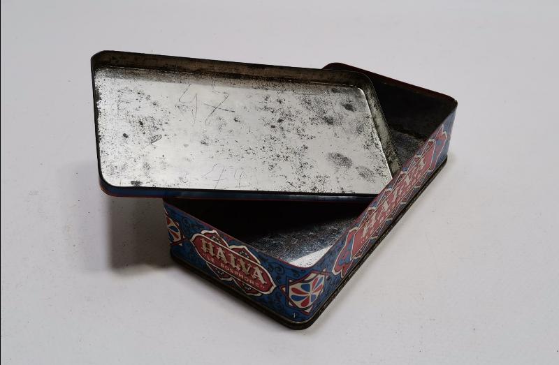 OSMANLI DÖNEMİ TENEKE HELVA KUTUSU