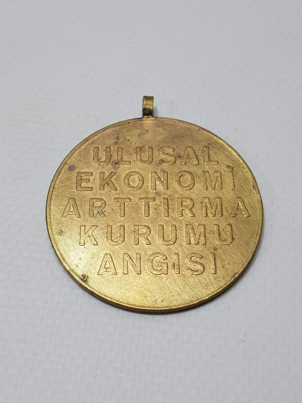 1930'LARDAN ÇOK NADİR MADALYA: ULUSAL EKONOMİ ARTTIRMA KURUMU ANGISI