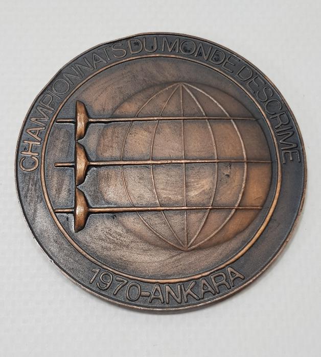 1970 ANKARA - DÜNYA ESKRİM ŞAMPİYONASI MADALYASI