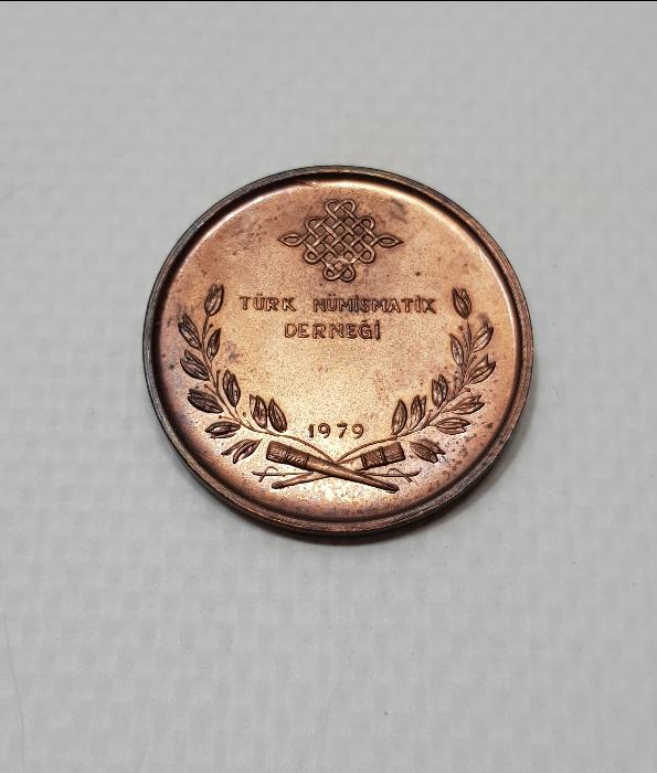 1979 TÜRK NÜMİSMATİK DERNEĞİ HALİL EDHEM ELDEM MADALYA