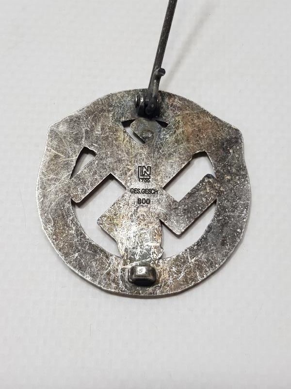 2. DÜNYA SAVAŞI ALMAN NAZİ KARTALI VE GAMALI HAÇ TEMALI NADİR BRÖVE