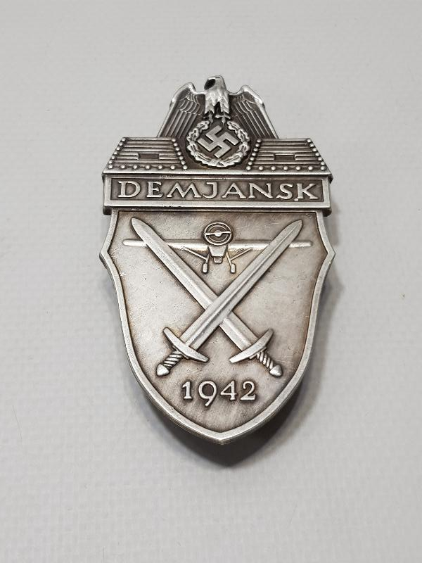 2. DÜNYA SAVAŞI DÖNEMİ 1942 TARİHLİ DEMJANSK YAZILI ÇİL NAZİ BRÖVE