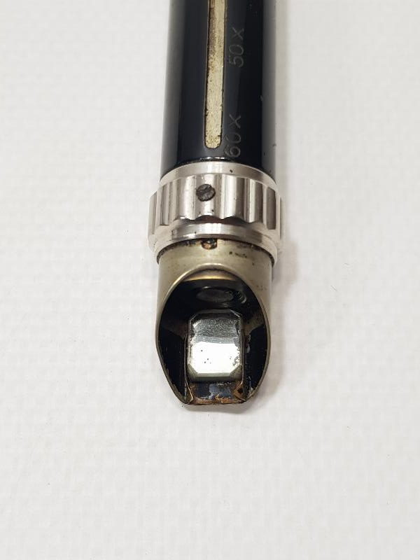 ANTİKA DERİ KILIFI İÇİNDE CEP MİKROSKOBU