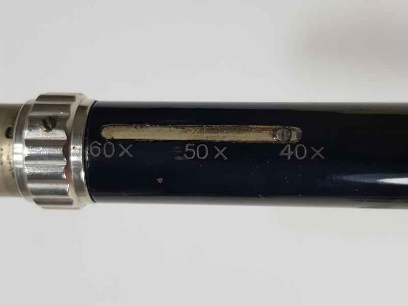 ANTİKA DERİ KILIFI İÇİNDE CEP MİKROSKOBU