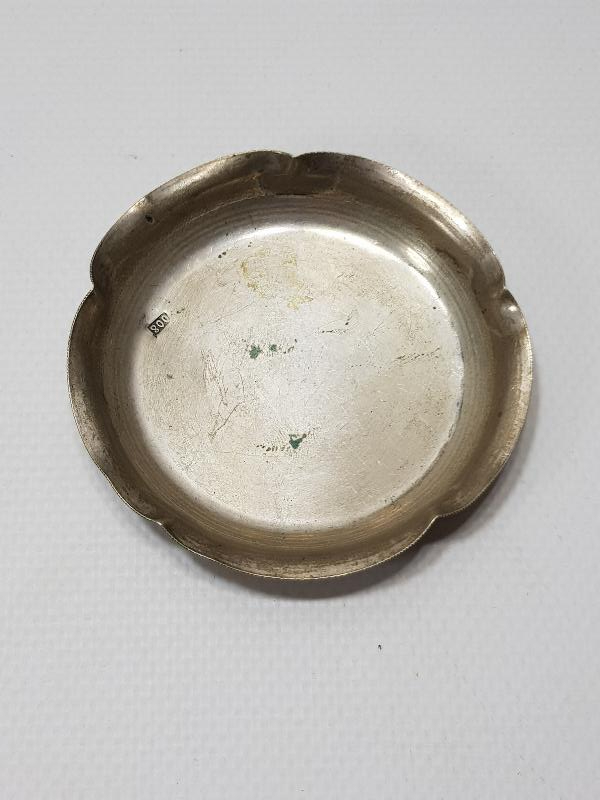 ANTİKA GÜMÜŞ KINA TASI 