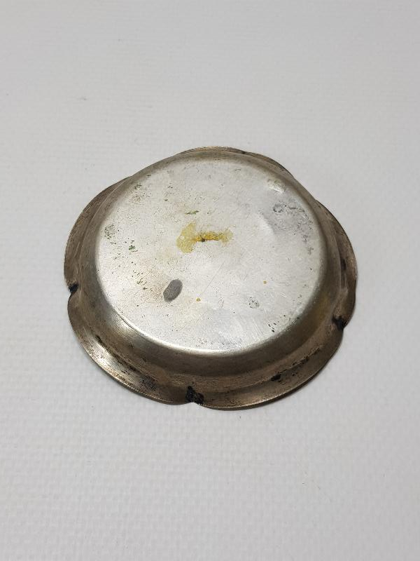 ANTİKA GÜMÜŞ KINA TASI 