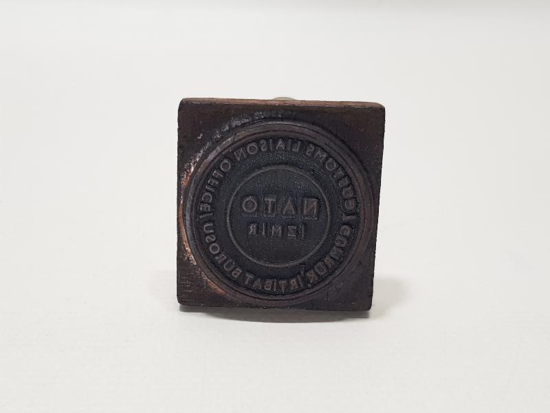 ANTİKA İZMİR NATO GÜMRÜK İRTİBAT BÜROSU MÜHÜRÜ