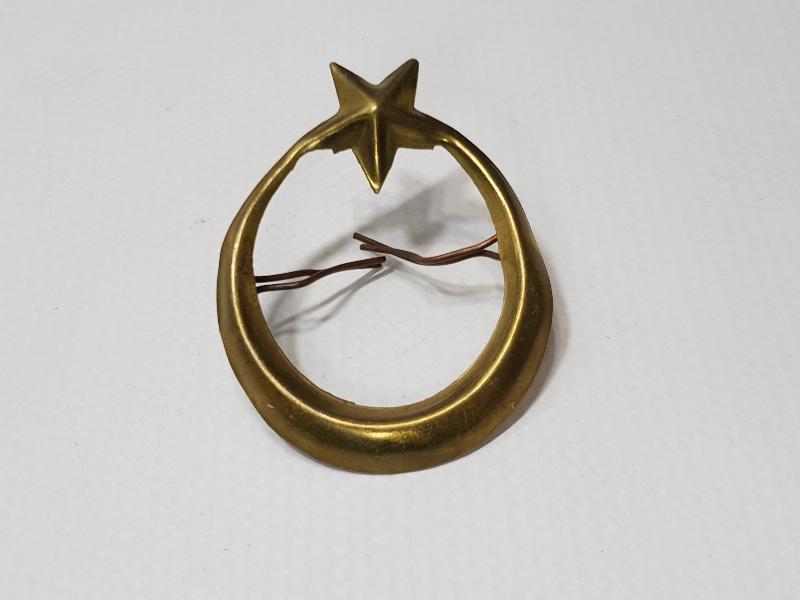 CUMHURİYET İLK DÖNEM SUBAY ŞAPKA KOKARTI