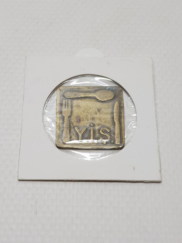 KARE FORMLU ÇOK NADİR İSTANBUL TEKNİK ÜNİVERSİTESİ ÖĞRENCİ YEMEK JETONU