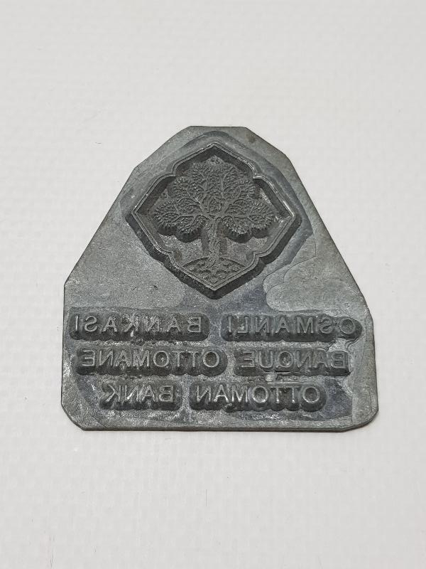 OSMANLI BANKASI KLİŞE MÜHÜR