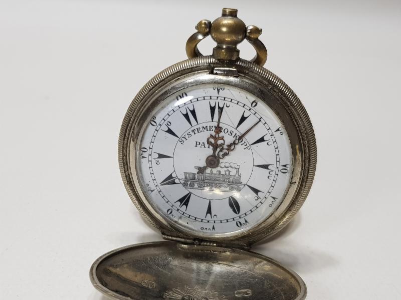 OSMANLI DEVLET ARMALI OSMANLI KADRANLI CEP SAATİ 