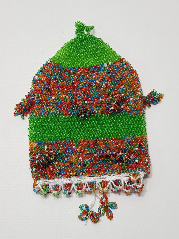 OSMANLI DÖNEMİ BONCUK İŞLEME GELİN KESESİ