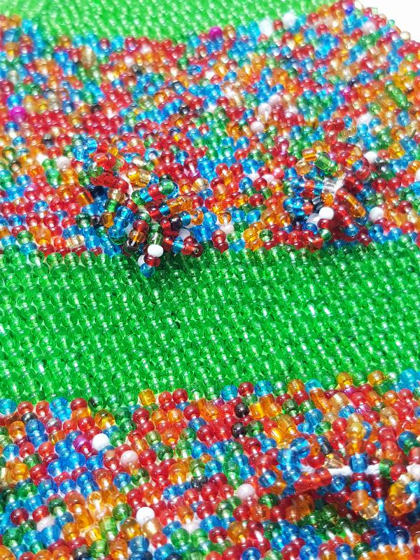 OSMANLI DÖNEMİ BONCUK İŞLEME GELİN KESESİ