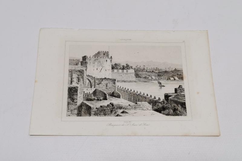 OSMANLI DÖNEMİ GRAVÜR: ST JEAN KALESİ 