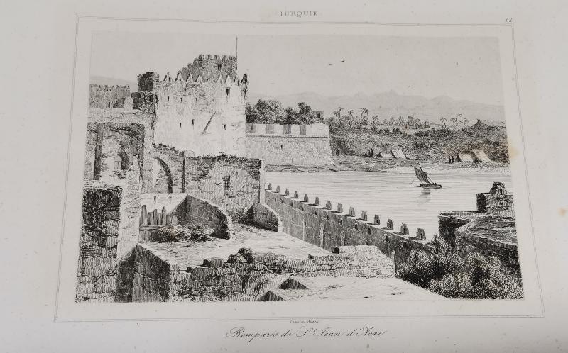 OSMANLI DÖNEMİ GRAVÜR: ST JEAN KALESİ 