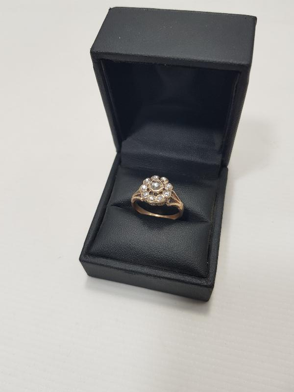 OSMANLI DÖNEMİ GÜL MODEL ELMAS YÜZÜK