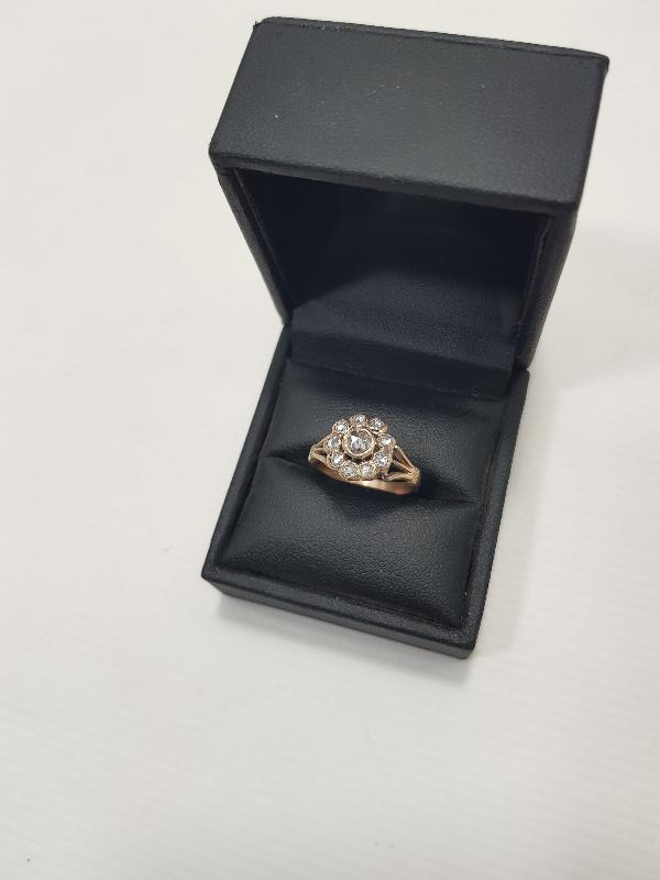 OSMANLI DÖNEMİ GÜL MODEL ELMAS YÜZÜK