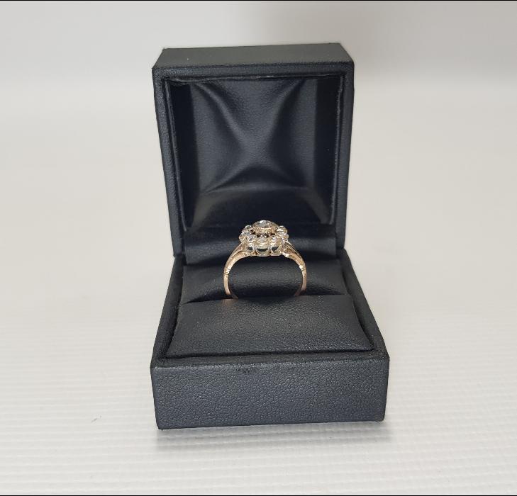 OSMANLI DÖNEMİ GÜL MODEL ELMAS YÜZÜK