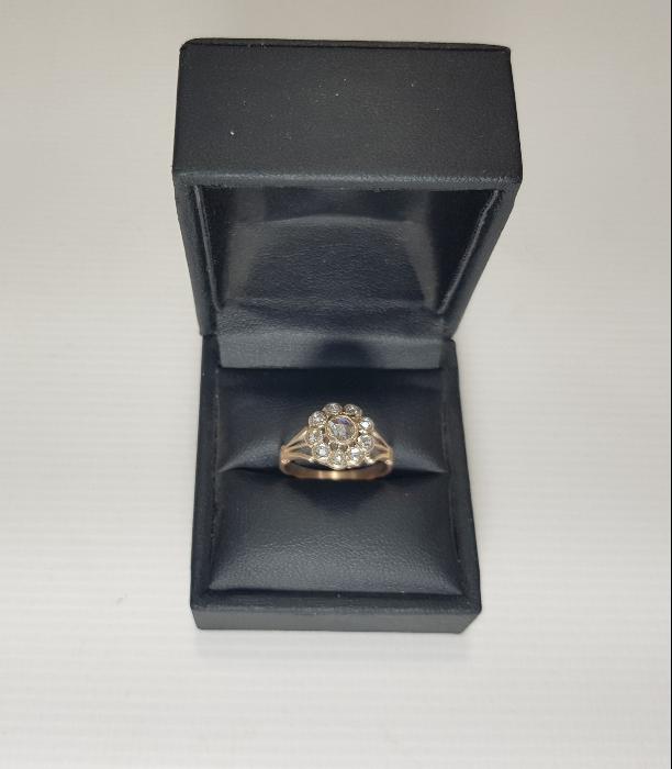 OSMANLI DÖNEMİ GÜL MODEL ELMAS YÜZÜK