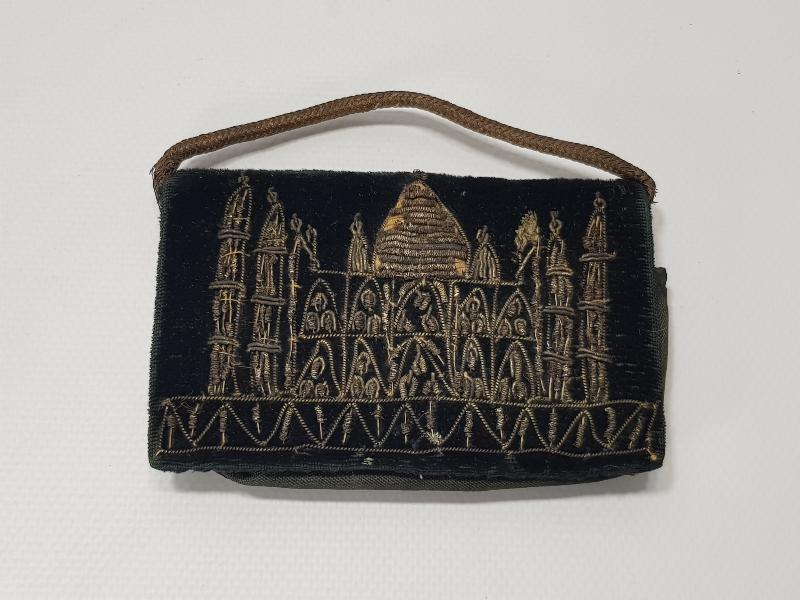 OSMANLI DÖNEMİ GÜMÜŞ SIRMA İŞLEMELİ AYASOFYA CAMİİ GÖRSELLİ CÜZDAN