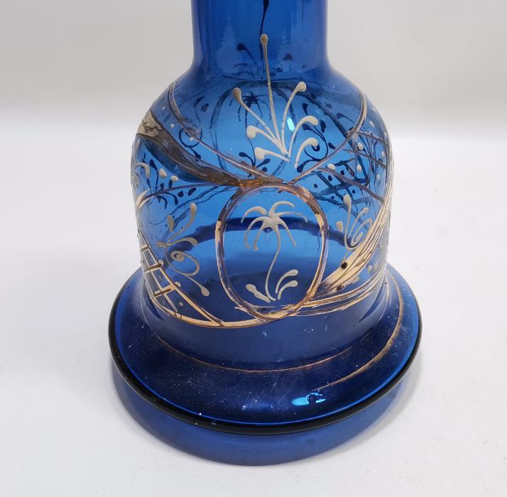 OSMANLI DÖNEMİ MİNELİ NARGİLE ŞİŞESİ