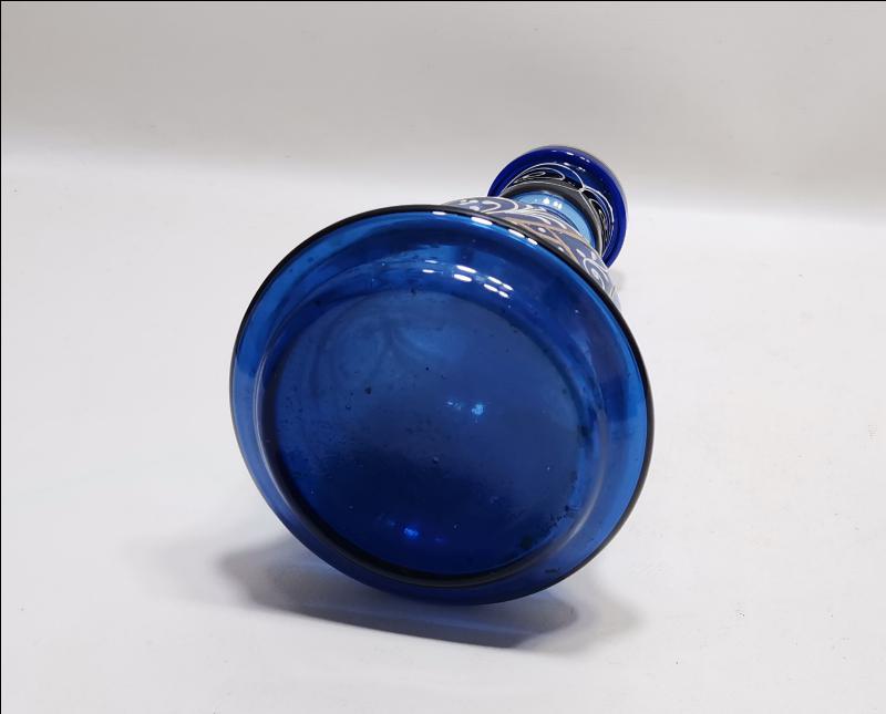 OSMANLI DÖNEMİ MİNELİ NARGİLE ŞİŞESİ