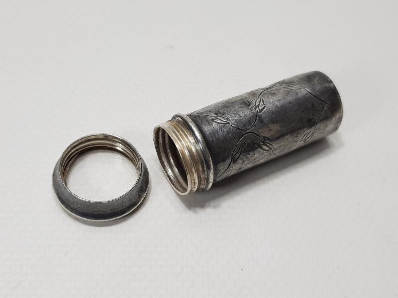 OSMANLI DÖNEMİ NADİR FORMDA GÜMÜŞ İĞNEDANLIK