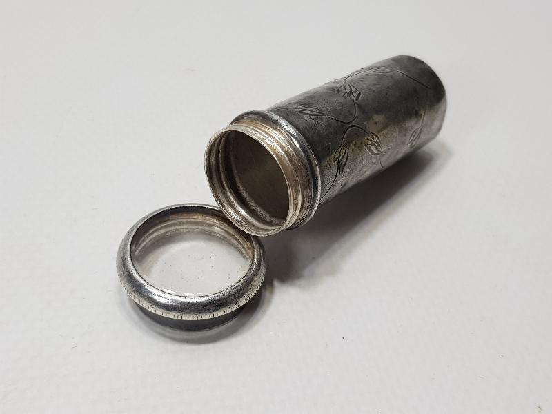 OSMANLI DÖNEMİ NADİR FORMDA GÜMÜŞ İĞNEDANLIK