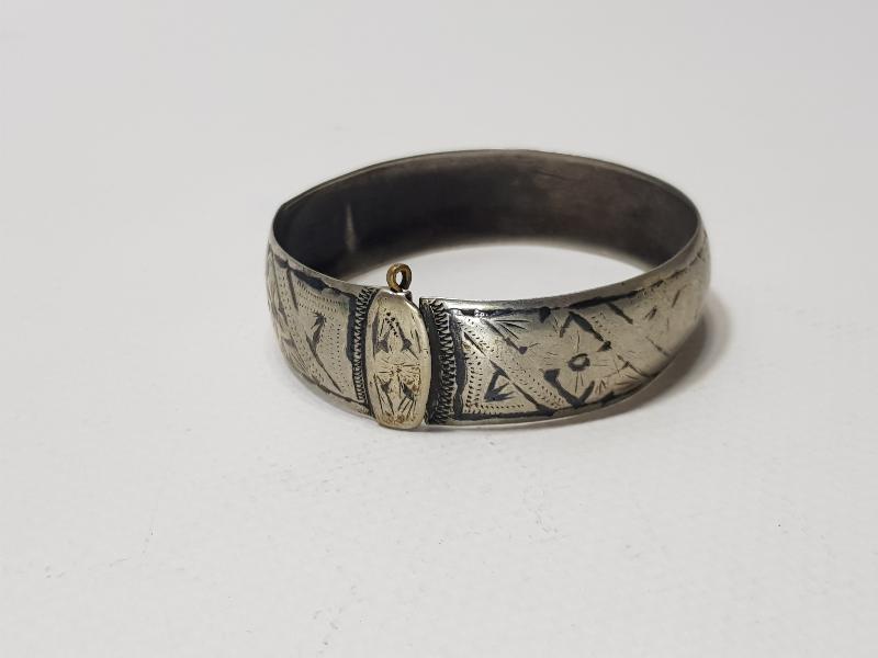 OSMANLI DÖNEMİ SAVATLI GÜMÜŞ BİLEZİK