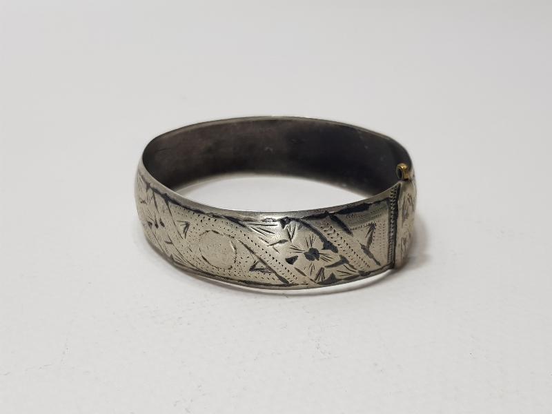 OSMANLI DÖNEMİ SAVATLI GÜMÜŞ BİLEZİK