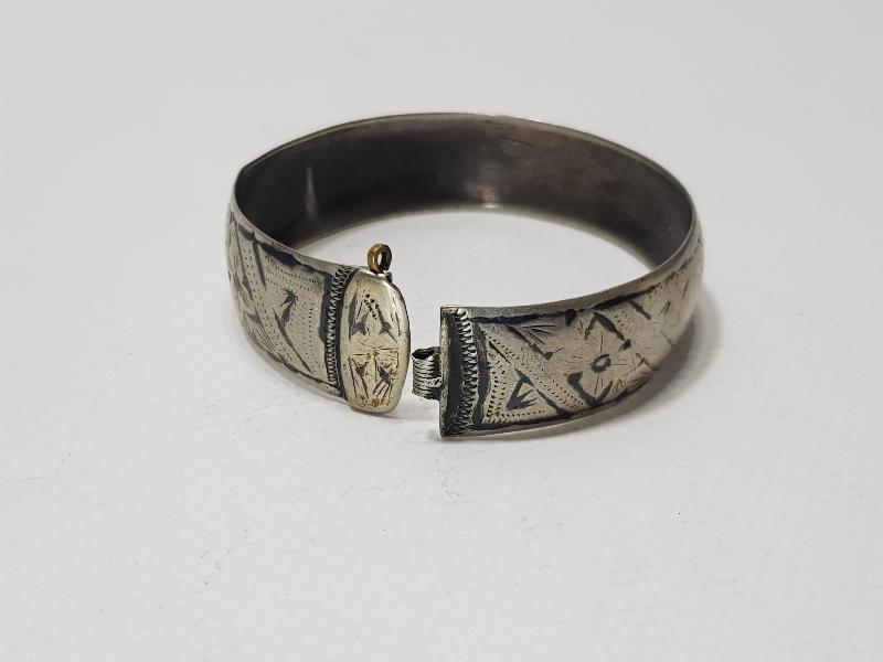 OSMANLI DÖNEMİ SAVATLI GÜMÜŞ BİLEZİK