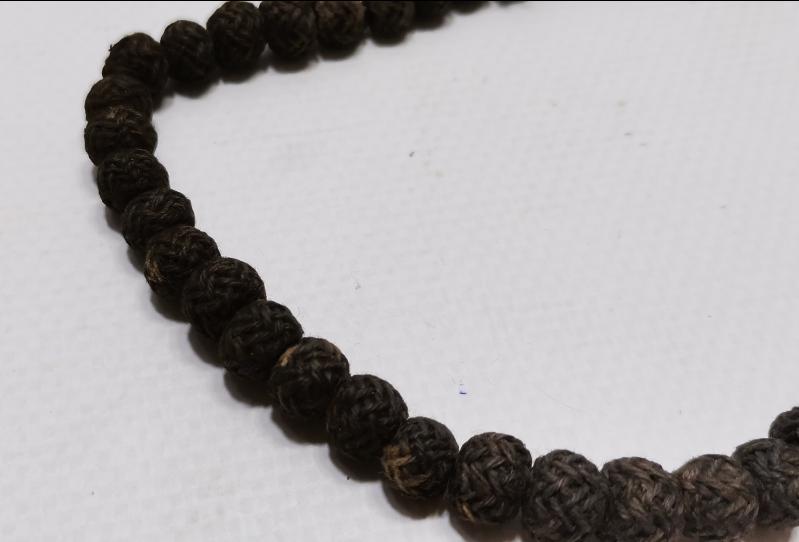 OSMANLI DÖNEMİ TEKKE İŞİ İP ÖRME ÇİLE TESPİHİ