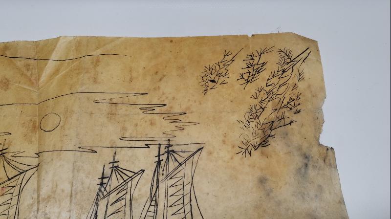 OSMANLI DÖNEMİ YELKENLİLER TEMALI RESİM