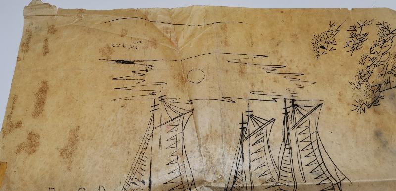 OSMANLI DÖNEMİ YELKENLİLER TEMALI RESİM