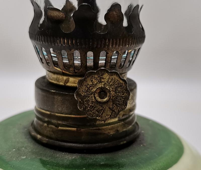 SERAMİK HAZNELİ ANTİKA GAZ LAMBASI