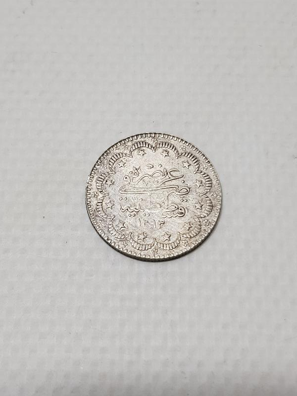 SULTAN ABDÜLHAMİD HAN DÖNEMİ GÜMÜŞ 5 KURUŞ MECİDİYE