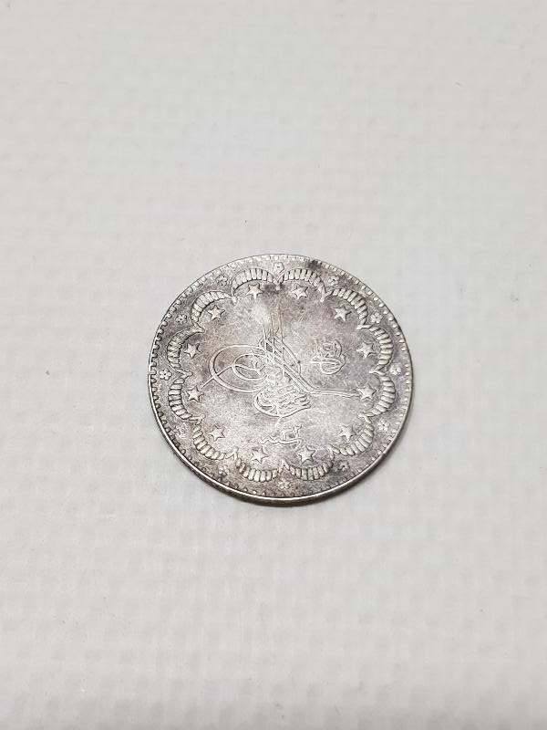 SULTAN ABDÜLHAMİD HAN DÖNEMİ GÜMÜŞ 5 KURUŞ MECİDİYE