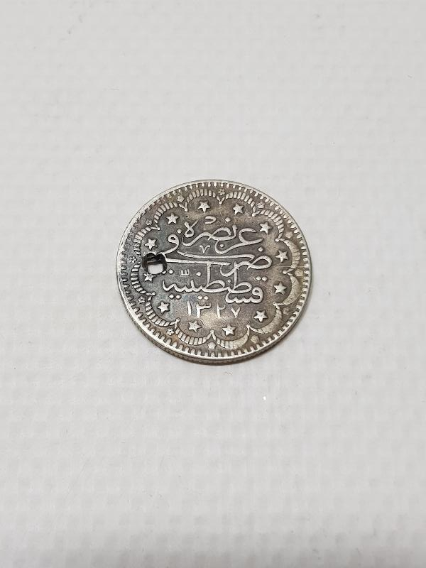 SULTAN MEHMET REŞAD HAN DÖNEMİ GÜMÜŞ 5 KURUŞ MECİDİYE