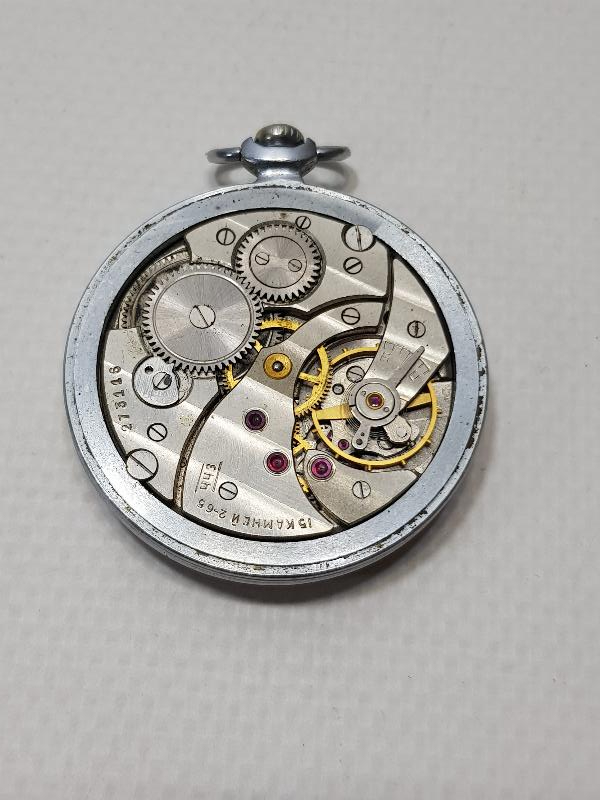 TCDD TREN RESİMLİ KURMALI CEP SAATİ 