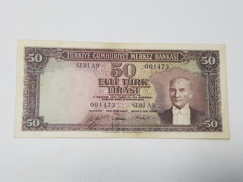 5. EMİSYON 1. TERTİP 50 LİRA