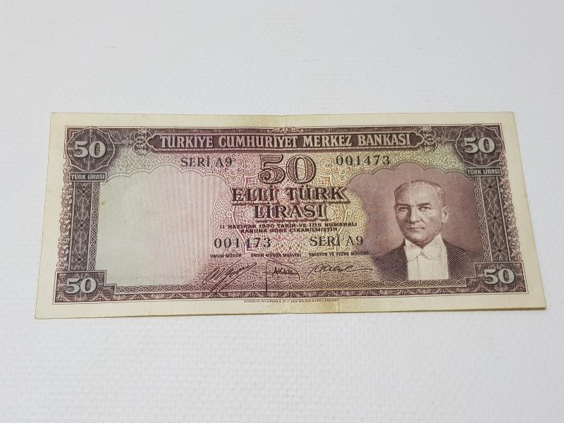 5. EMİSYON 1. TERTİP 50 LİRA