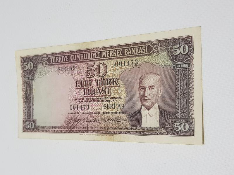 5. EMİSYON 1. TERTİP 50 LİRA