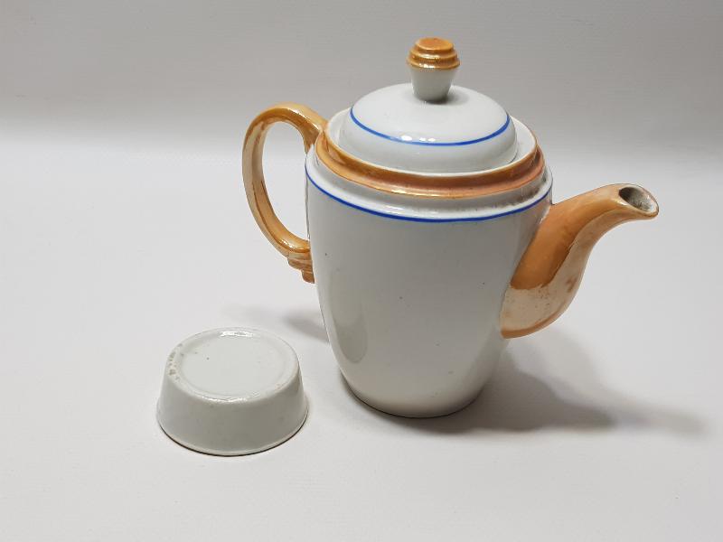 ANTİKA PORSELEN POT VE FİNCANI