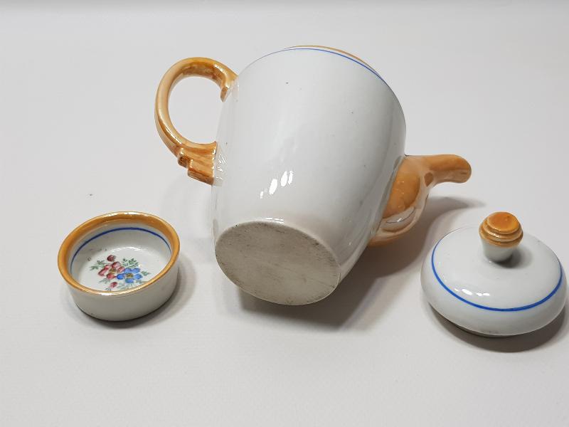 ANTİKA PORSELEN POT VE FİNCANI