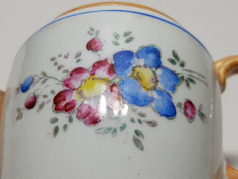 ANTİKA PORSELEN POT VE FİNCANI